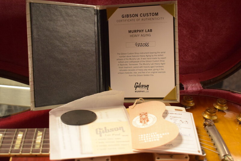 Gibson Gibson Murphy Lab '59 Les Paul Standard Tomato Soup Burst Heavy Aged Fuller's Exclusive