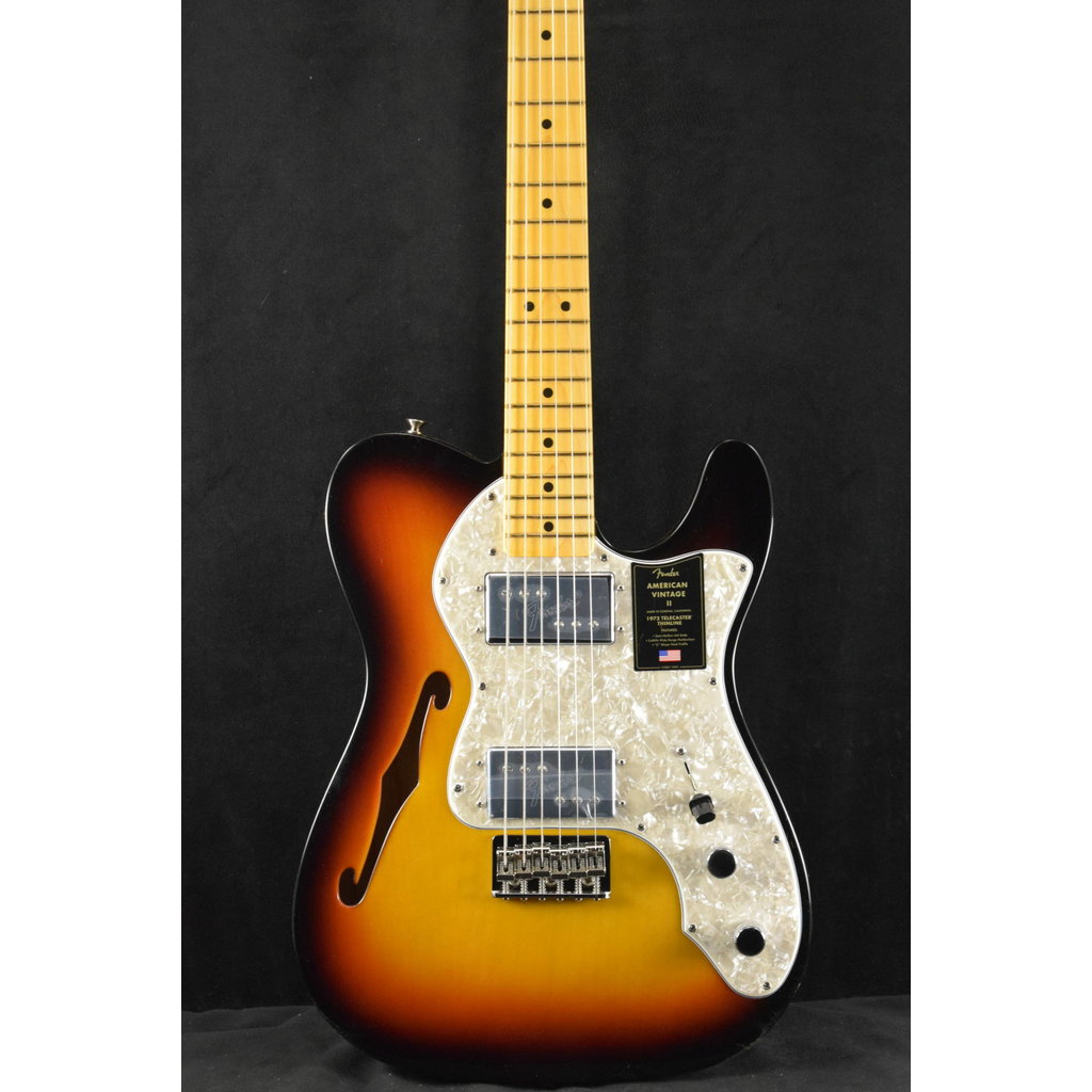 Tectonic light bulb Grind Fender American Vintage II 1972 Telecaster Thinline 3-Color Sunburst Maple  Fingerboard - Fuller's Guitar