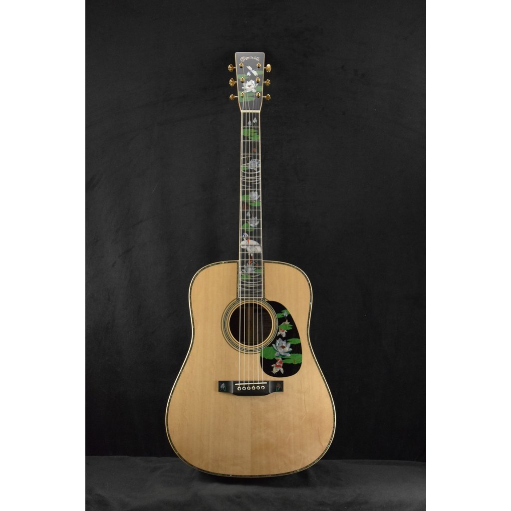 Martin Custom Shop D45 Harvey Leach Lotus Flower Fuller's Guitar