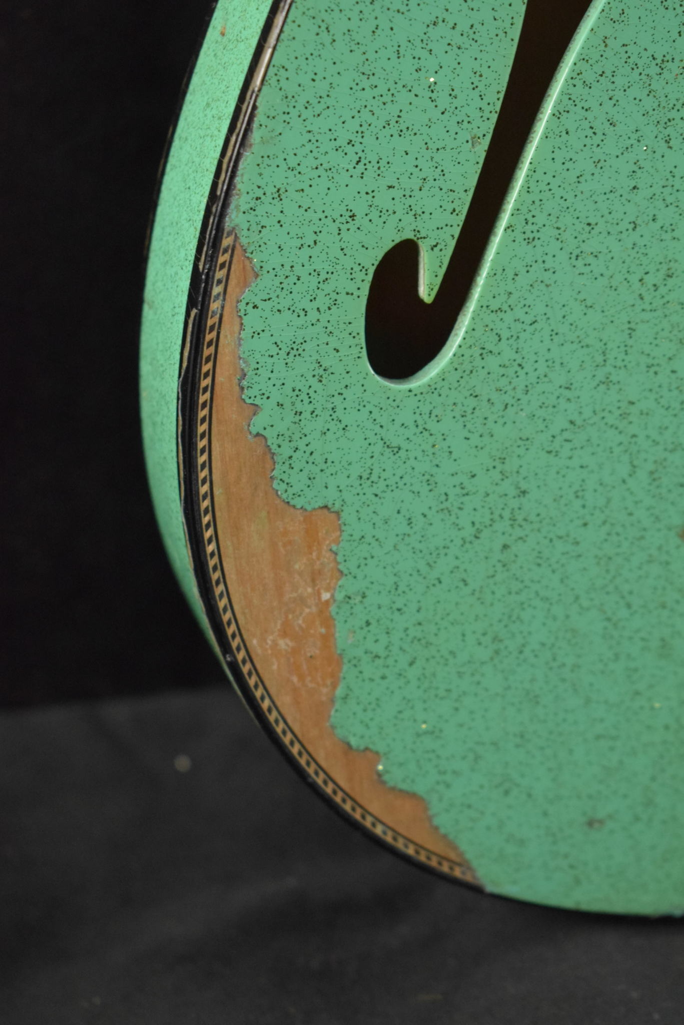 Fender Fender Custom Shop '60s Custom Telecaster Thinline Relic Aged Seafoam Green Sparkle