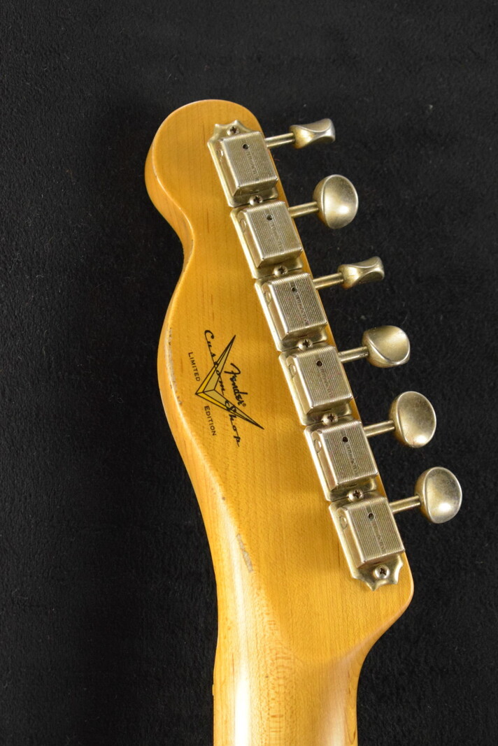 Fender Fender Custom Shop '60s Custom Telecaster Thinline Relic Aged Seafoam Green Sparkle