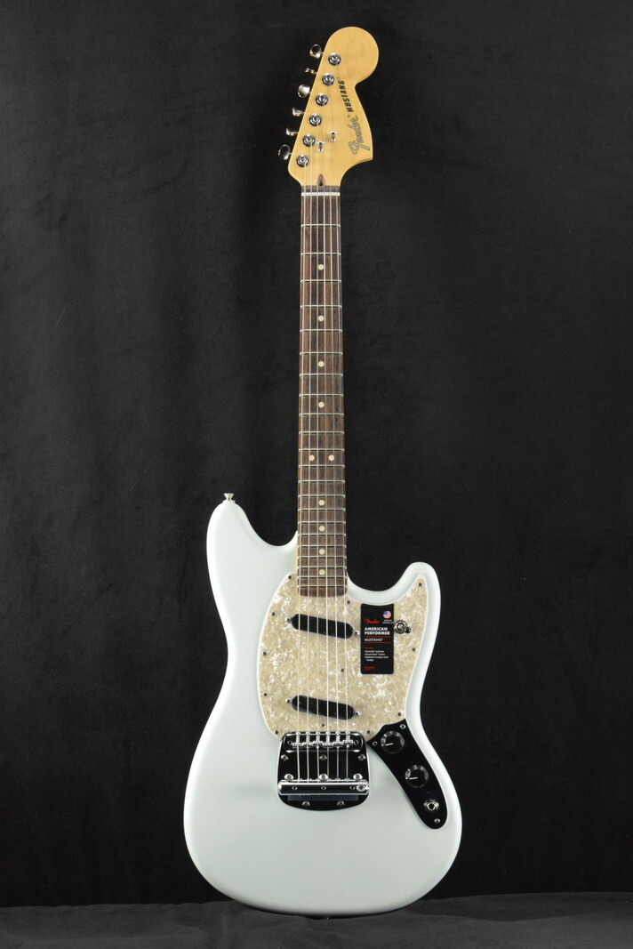 Fender Fender American Performer Mustang Sonic Blue Rosewood Fingerboard
