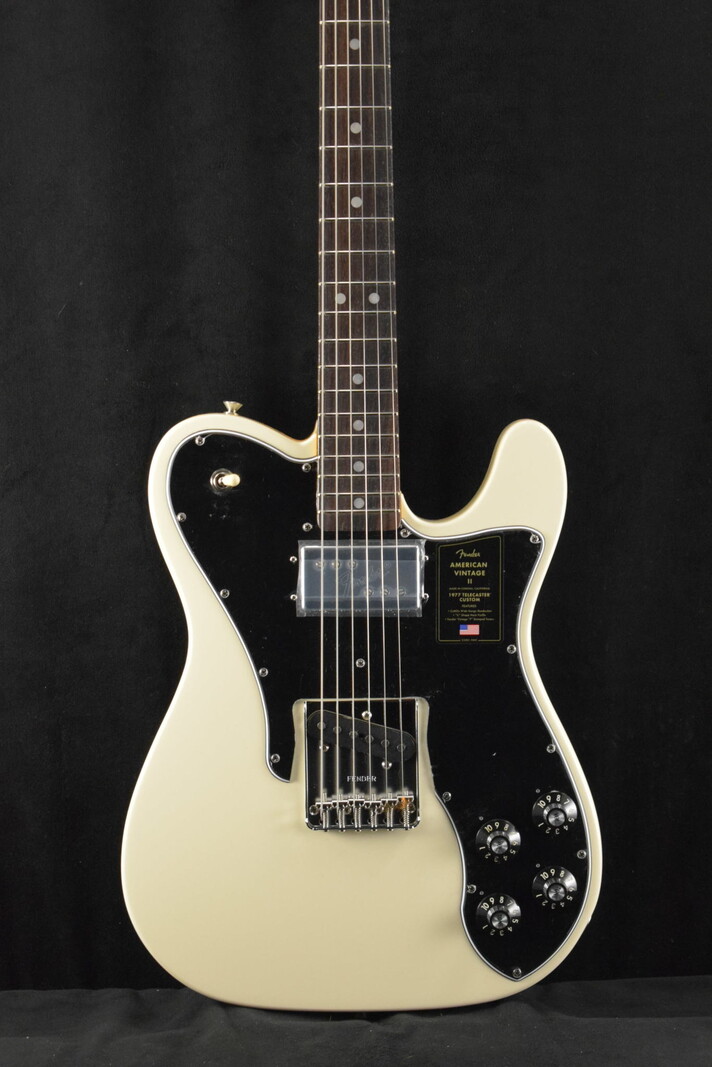 Fender Fender American Vintage II 1977 Telecaster Custom Olympic White Rosewood Fingerboard