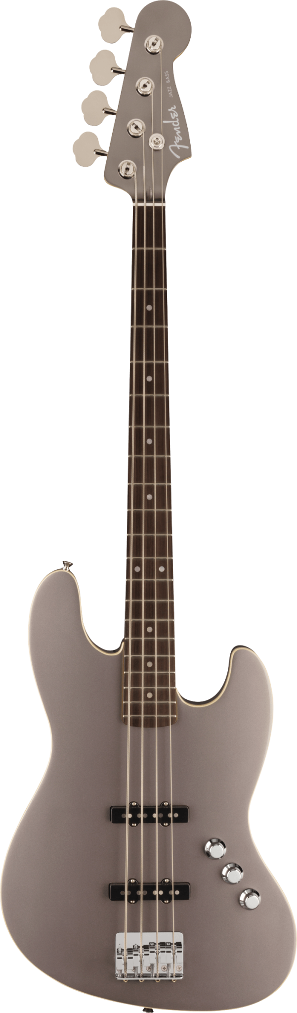 Fender Aerodyne Special Jazz Bass Dolphin Gray Metallic Rosewood Fingerboard