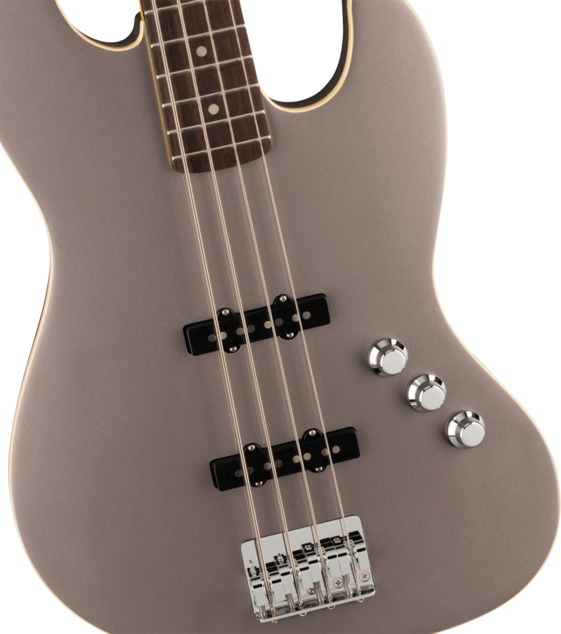Fender Aerodyne Special Jazz Bass Dolphin Gray Metallic Rosewood