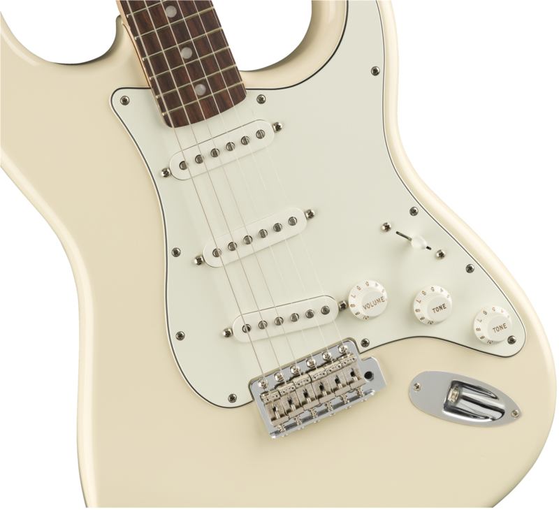 Fender Fender Albert Hammond Jr. Signature Stratocaster Olympic White Rosewood Fingerboard