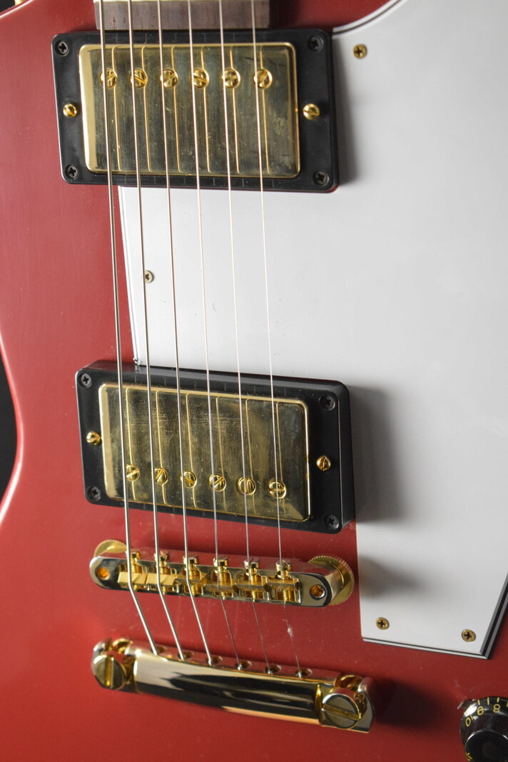 Gibson Gibson Custom Shop 1958 Korina Explorer VOS Cardinal Red Gold Hardware