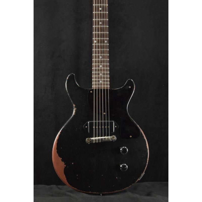 Gibson Gibson Murphy Lab 1960 Les Paul Junior Double Cut Ultra Heavy Aged Ebony