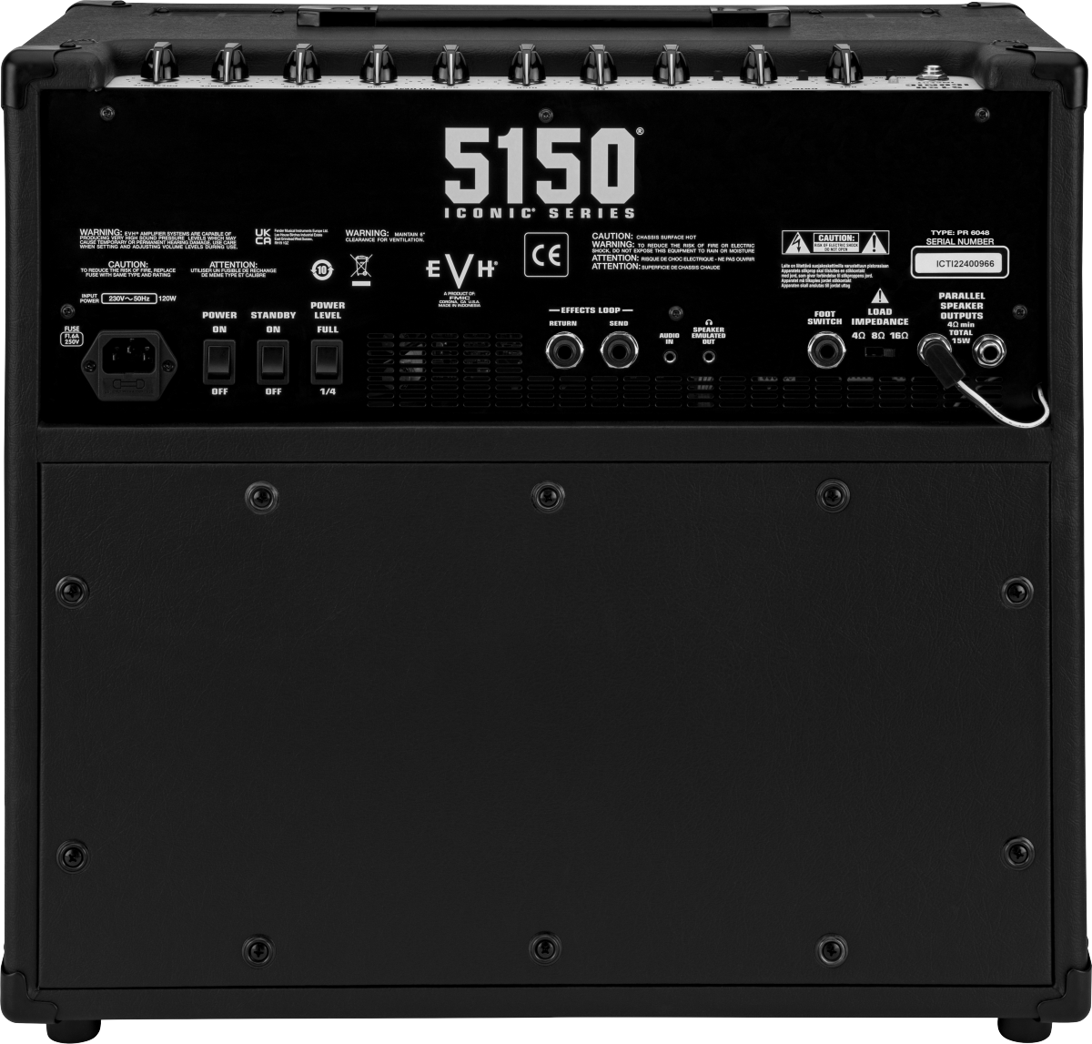 EVH EVH 5150 Iconic Series 15W 1X10 Combo Black DEMO