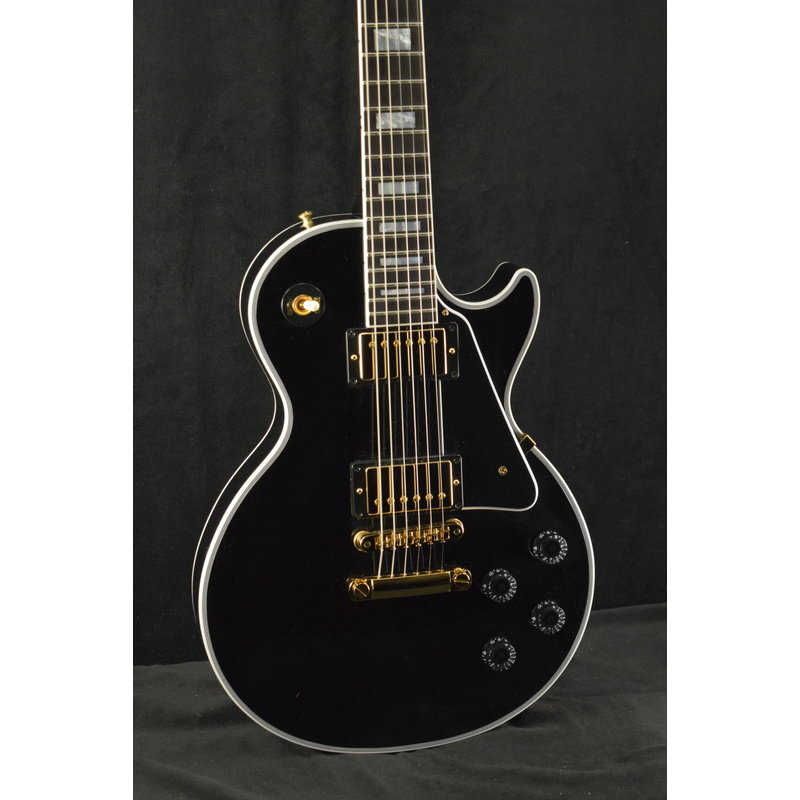 Gibson Gibson Custom Shop Les Paul Custom w/Ebony Fingerboard Gloss Ebony Finish