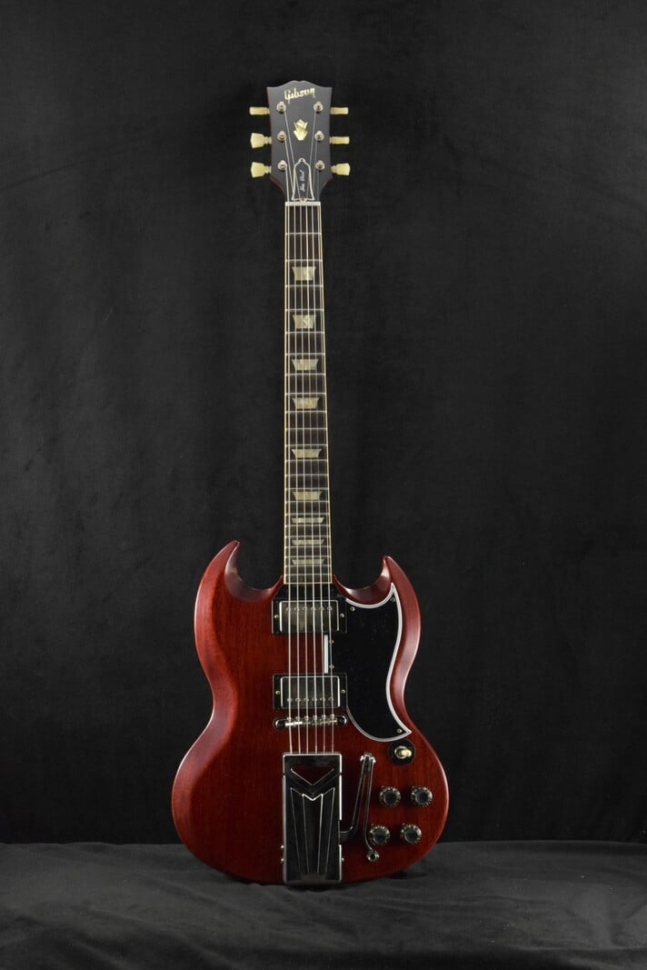 Gibson Gibson Custom Shop 1961 Les Paul SG Standard With Sideways Vibrola Cherry Red