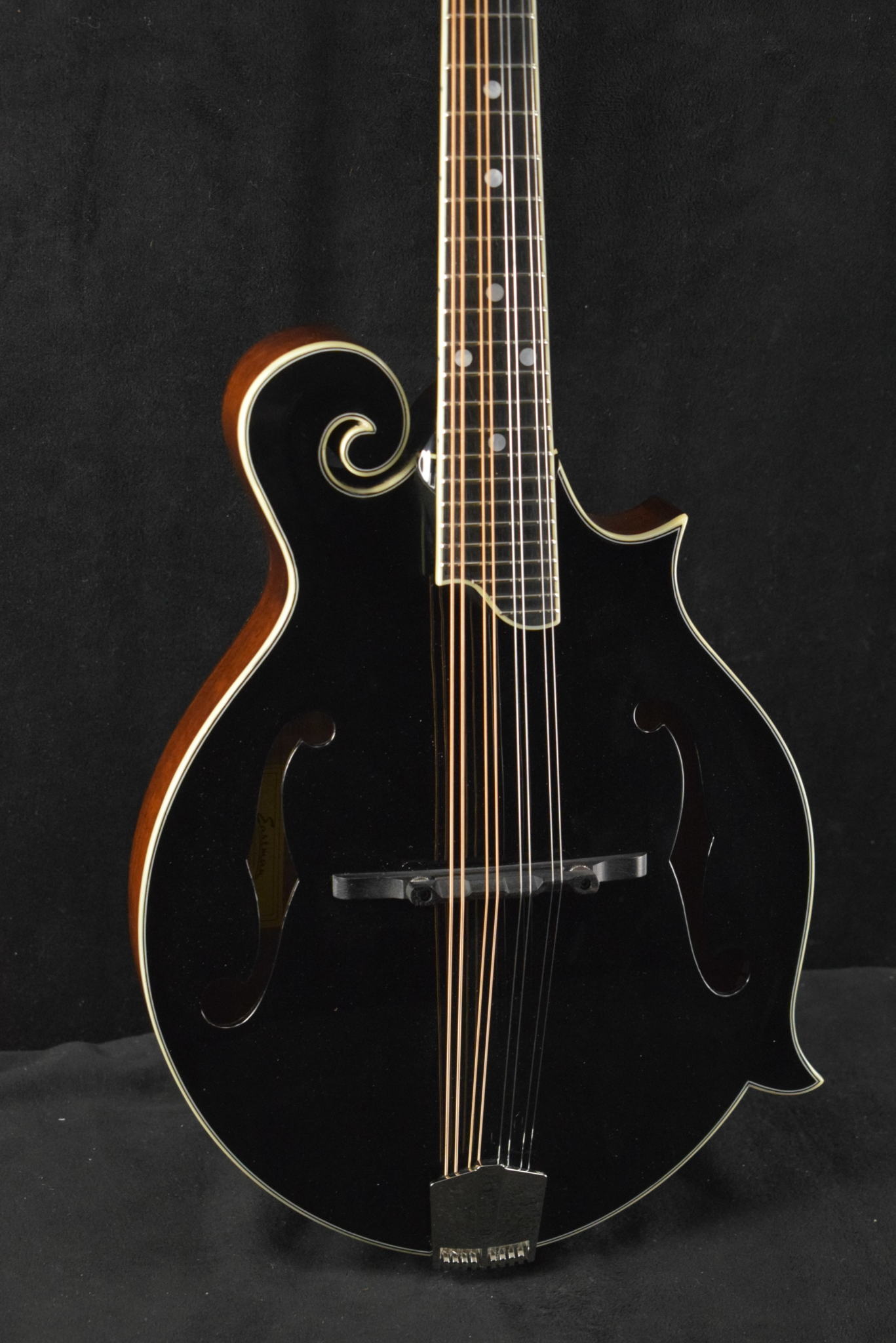 Eastman Eastman MD415-BK F-Style Mandolin Black Top