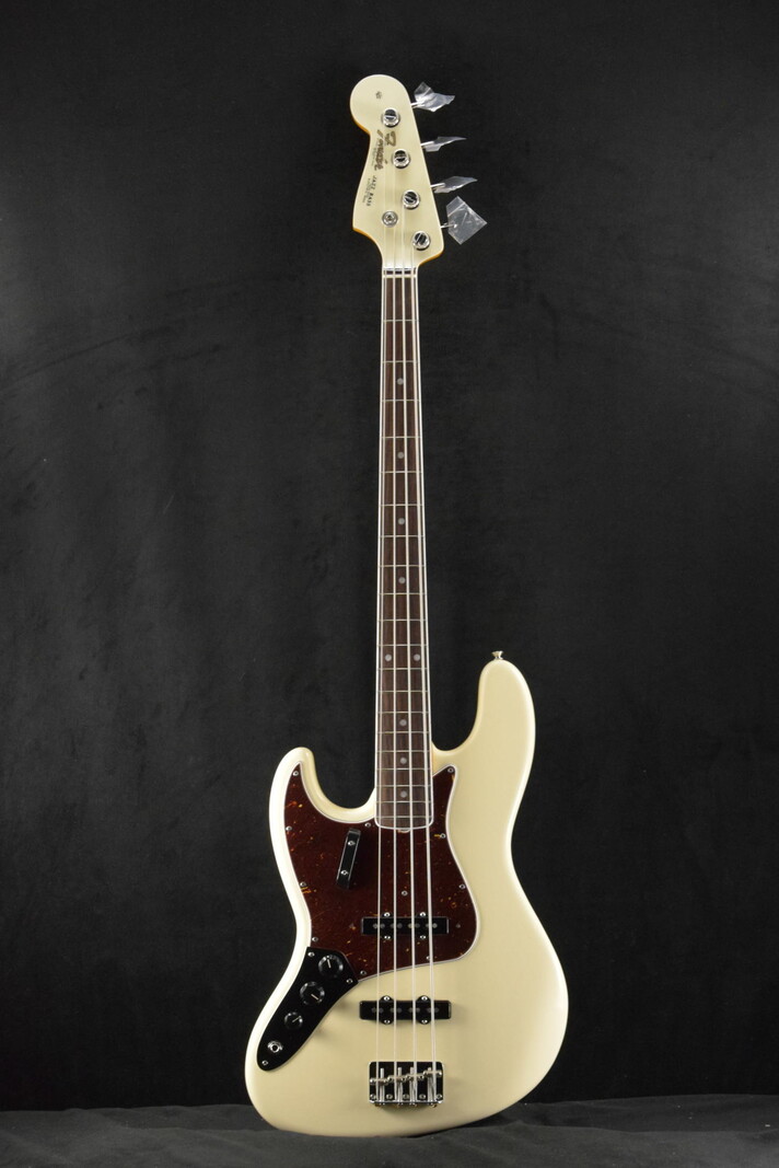 Fender Fender American Vintage II 1966 Jazz Bass Left-Hand Olympic White Rosewood Fingerboard