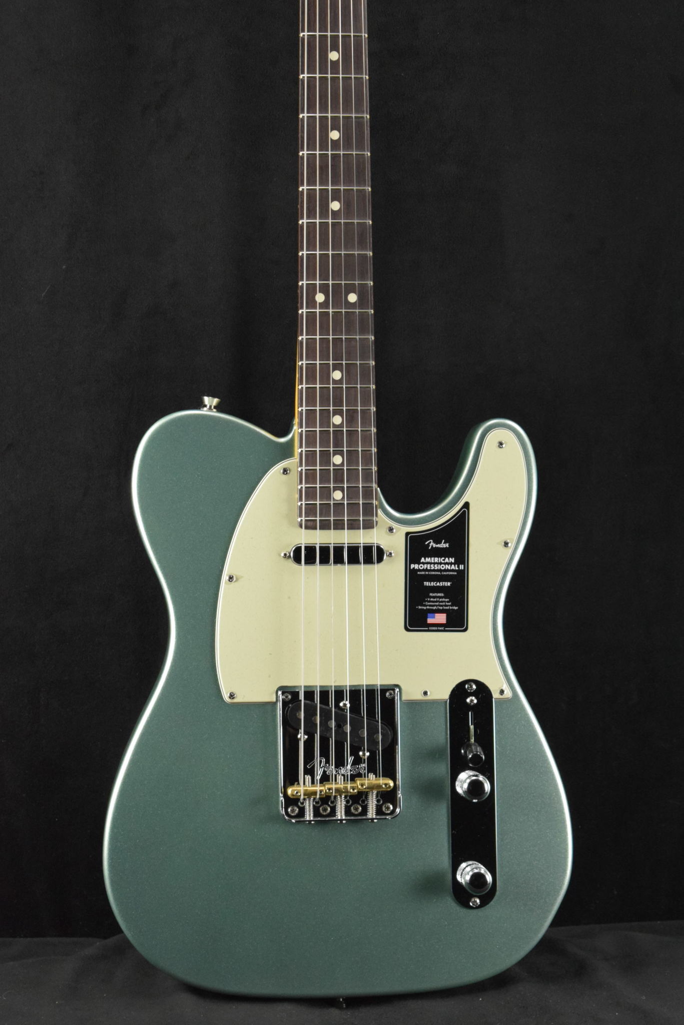 Fender Fender American Professional II Telecaster Mystic Surf Green Rosewood Fingerboard