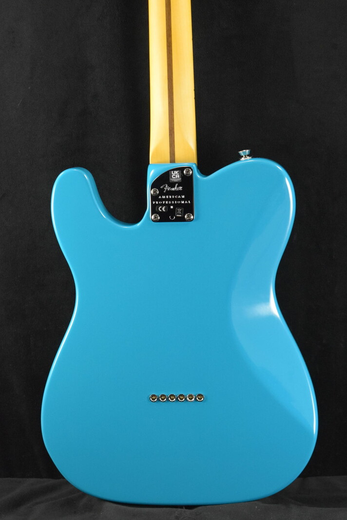 Fender Fender American Professional II Telecaster Deluxe Miami Blue Maple Fretboard