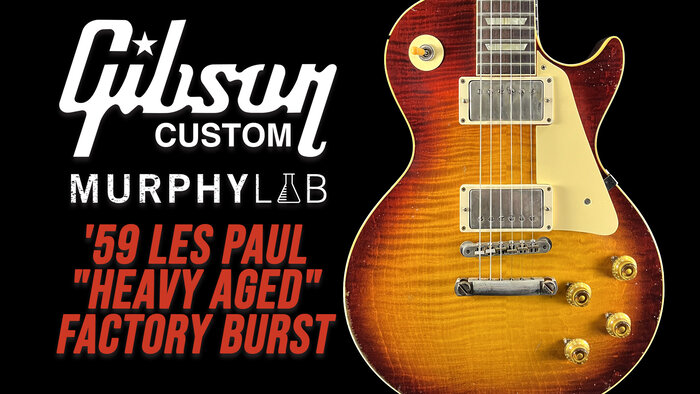 DEMO - Gibson Custom Shop 1959 Les Paul Murphy Lab Heavy Aged Factory Burst - Fuller's Guitar Exclusive