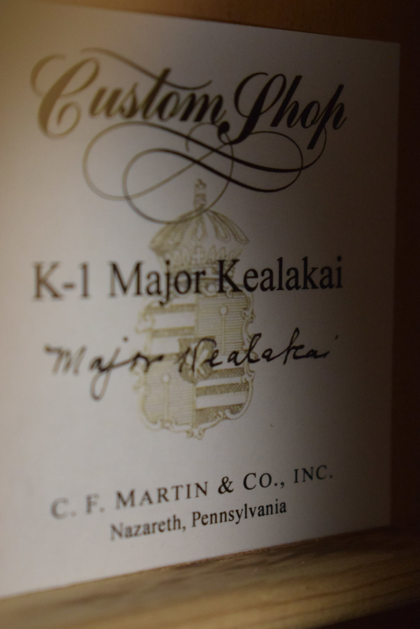 Martin Martin Custom Major Kealakai Natural