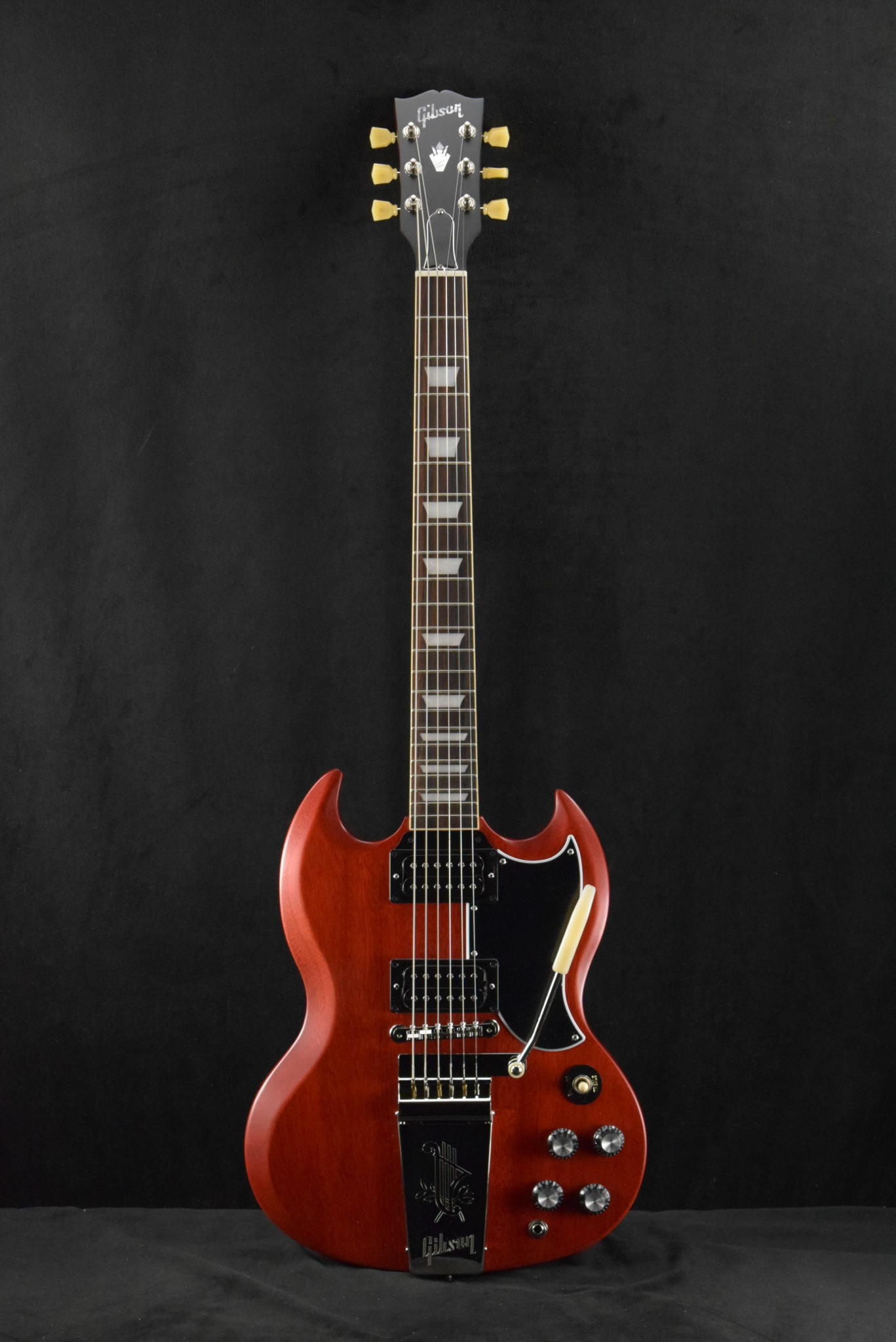 贈り物 Maestro Faded '61 Standard SG Gibson Vibrola Cherry Vintage ギター