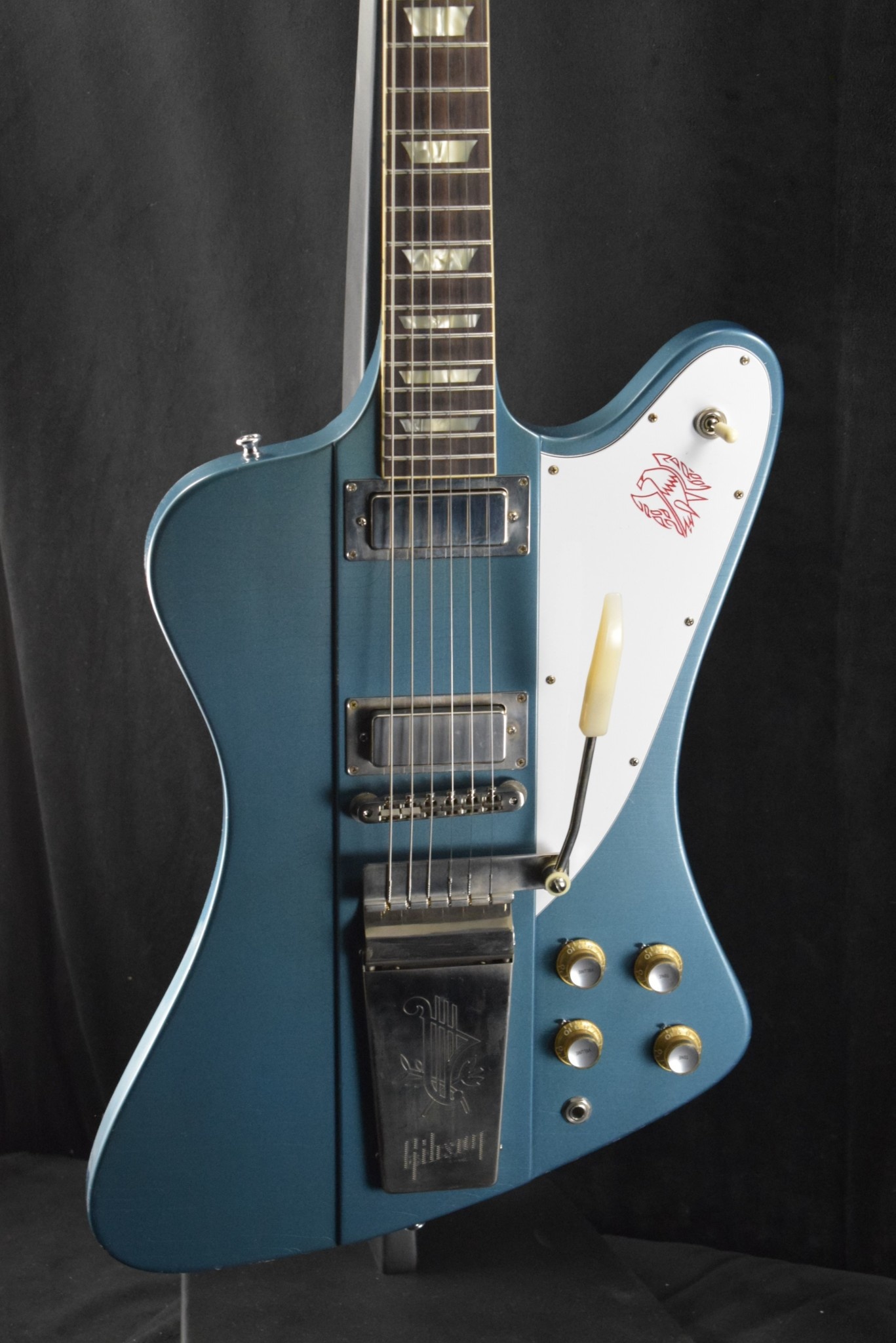 Gibson Gibson Murphy Lab 1963 Firebird V With Maestro Vibrola Pelham Blue Ultra Light Aged