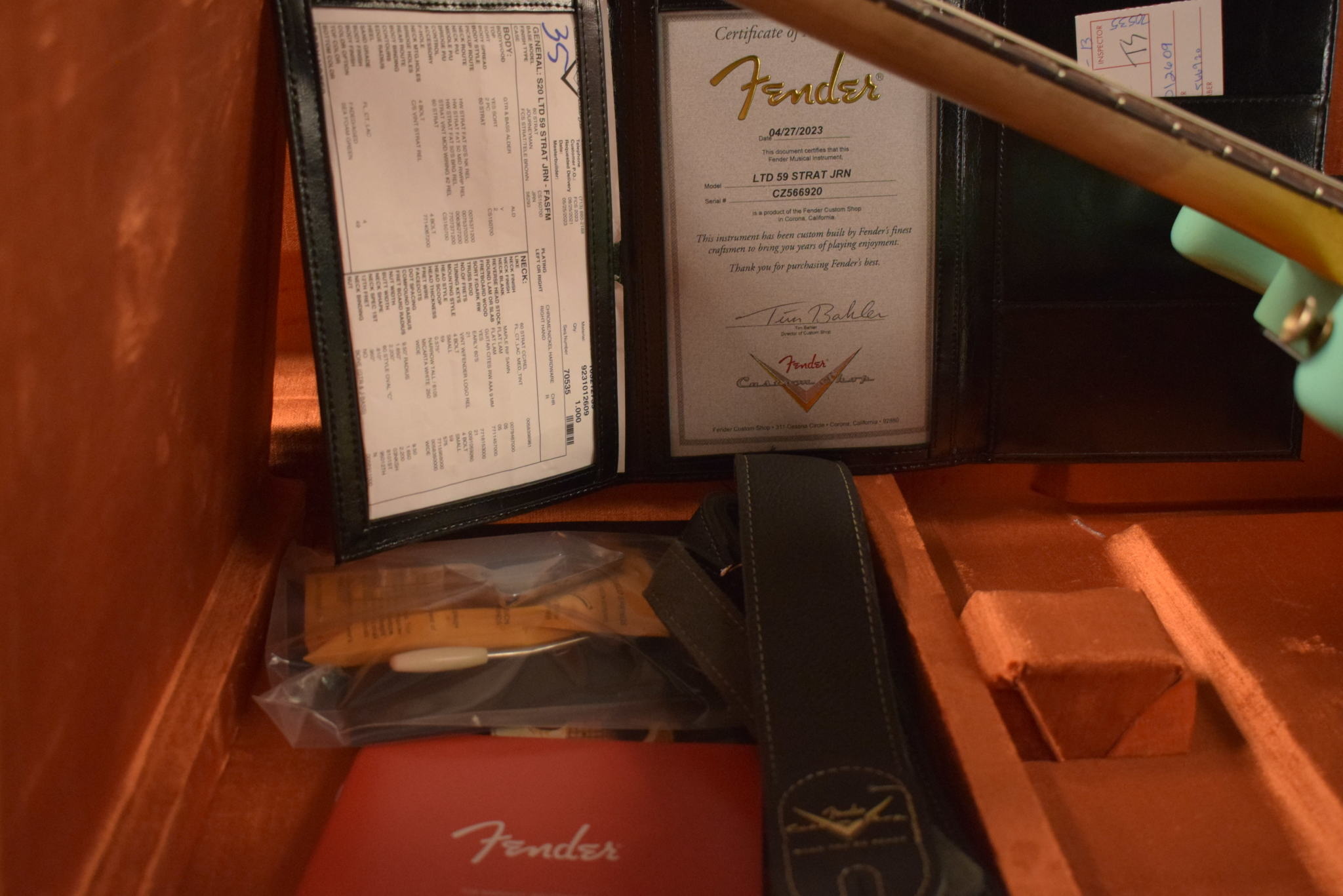 Fender Fender Custom Shop '59 Stratocaster Journeyman Relic - Faded Aged Seafoam Green