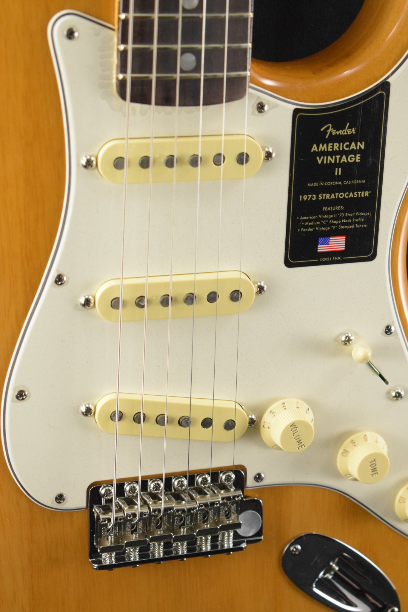 Fender Fender American Vintage II 1973 Stratocaster Aged Natural Rosewood Fingerboard