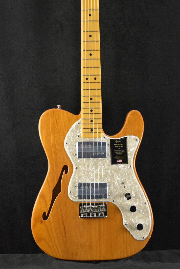 Fender Fender American Vintage II 1972 Telecaster Thinline Aged Natural Maple Fingerboard