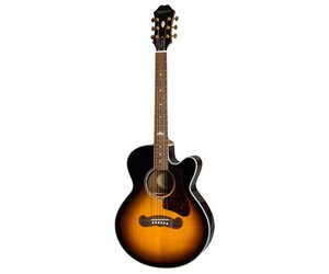 Epiphone J-200 EC Studio Parlor Vintage Sunburst - Fuller's Guitar