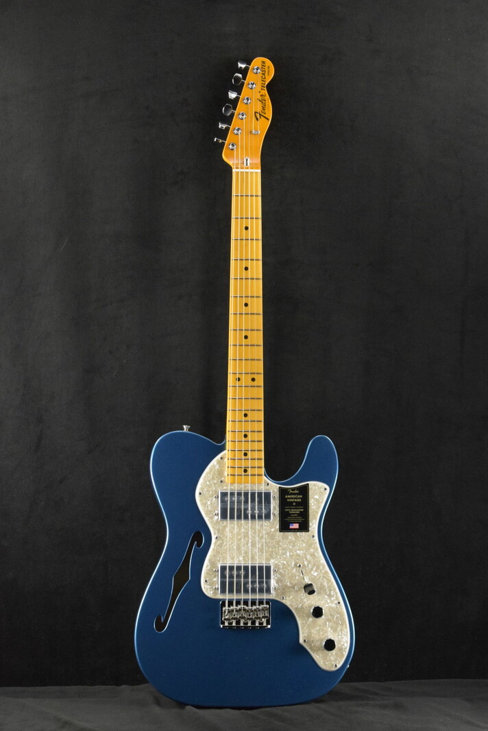 Fender Fender American Vintage II 1972 Telecaster Thinline Lake Placid Blue Maple Fingerboard