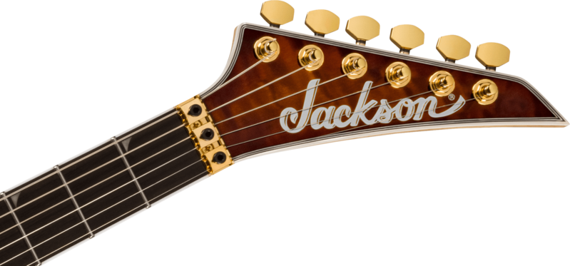 Jackson Jackson Pro Plus Series Soloist SLA3Q Amber Tiger Eye Ebony Fingerboard