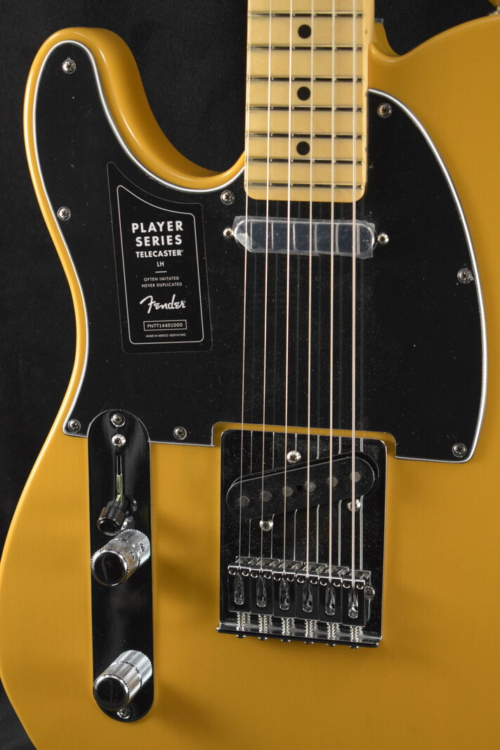 Fender Fender Player Telecaster Left-Handed Butterscotch Blonde Maple Fretboard