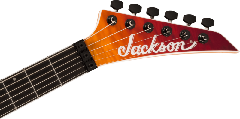 Jackson Jackson Pro Plus Series Dinky DKAQ Firestorm Ebony Fingerboard