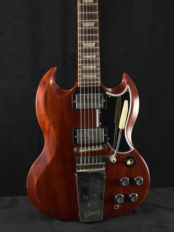 Gibson Gibson Murphy Lab 1964 SG Standard With Maestro Vibrola Cherry Red Ultra Light Aged