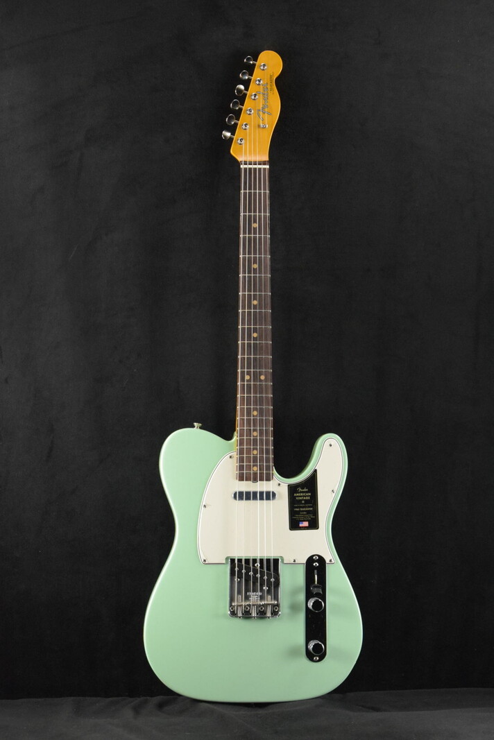 Fender Fender American Vintage II 1963 Telecaster Surf Green Rosewood  Fingerboard
