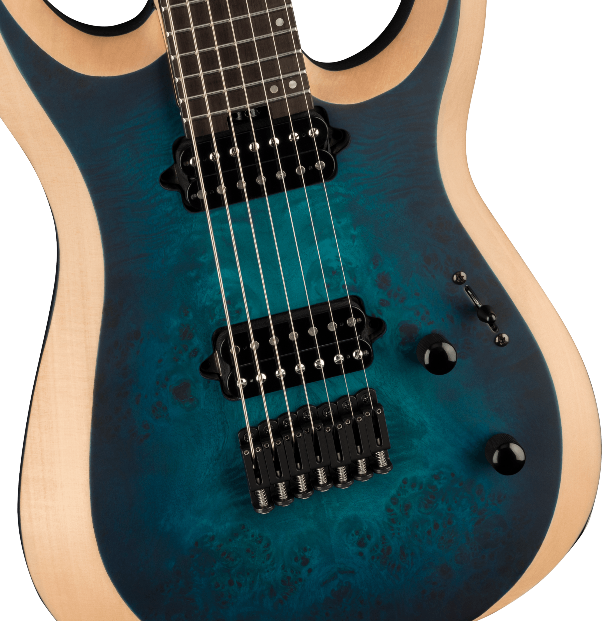 Jackson Jackson Pro Plus Series DK Modern MDK7P HT Chlorine Burst Ebony Fingerboard