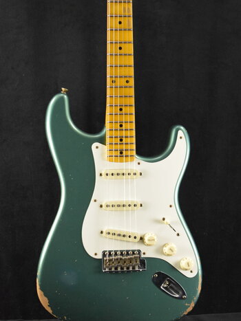 Fender Fender Custom Shop Ltd Ed '57 Stratocaster Relic Faded Aged Green Sherwood Metallic