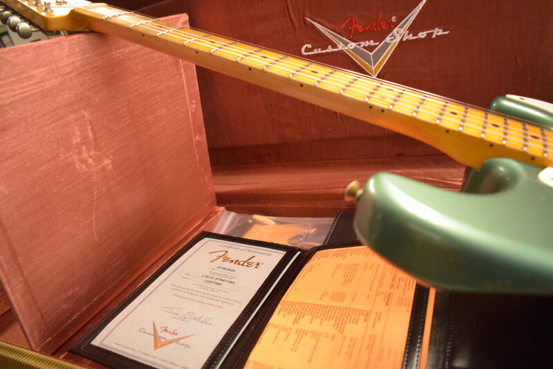 Fender Fender Custom Shop Ltd Ed '57 Stratocaster Relic Faded Aged Green Sherwood Metallic