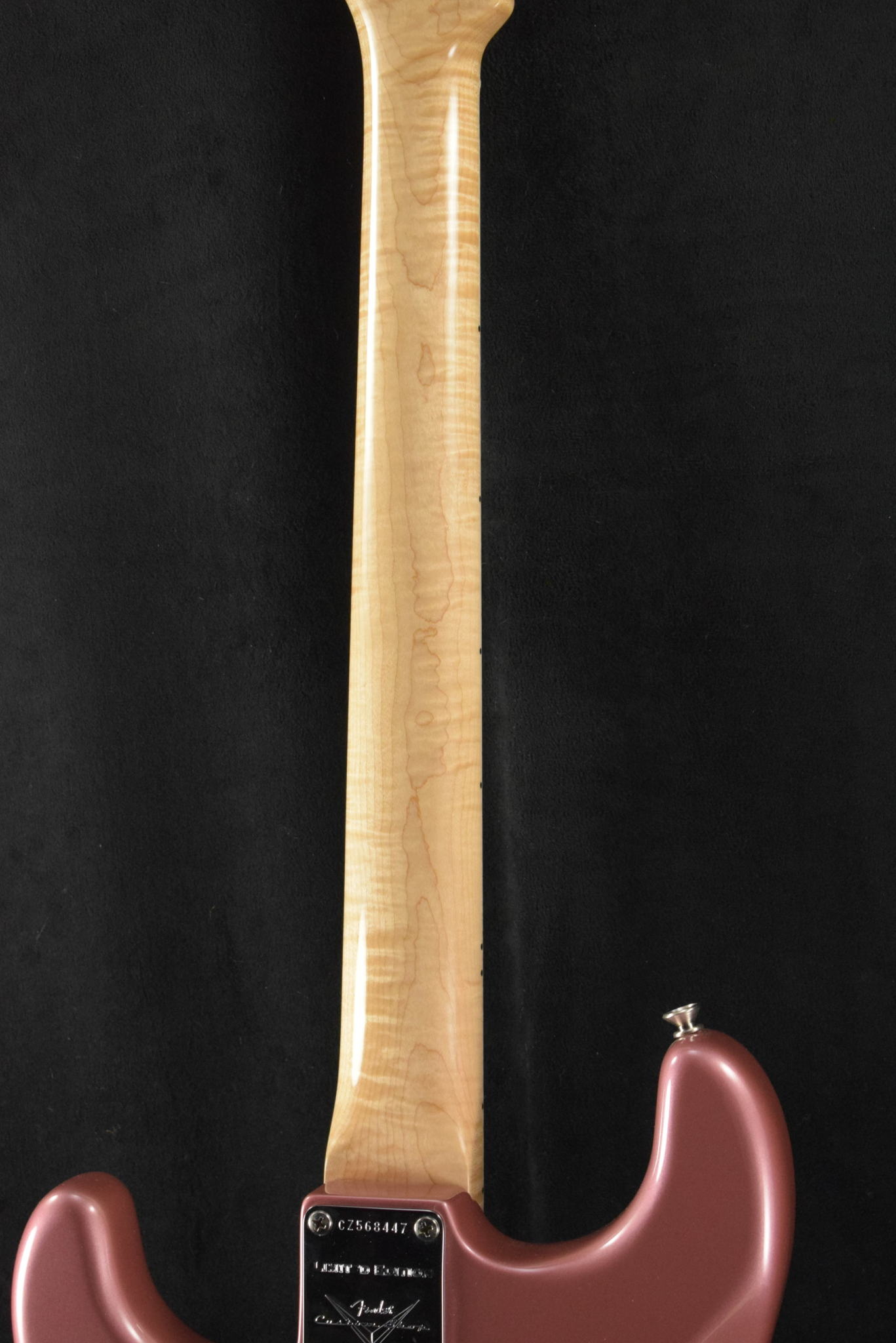 Fender Fender Custom Shop Ltd Ed '65 Strat - NOS Aged Burgundy Mist Metallic w/ Highly Figured Maple Neck