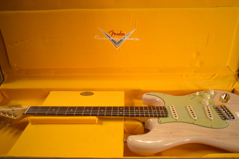 Fender Fender Custom Shop Ltd Ed '65 Strat - NOS Aged Burgundy Mist Metallic w/ Highly Figured Maple Neck