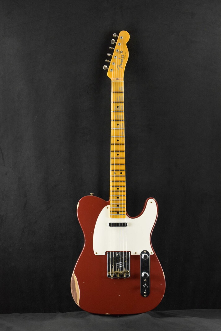 Fender Fender Custom Shop Ltd Ed Reverse '50s Telecaster Relic - Aged Cimarron Red