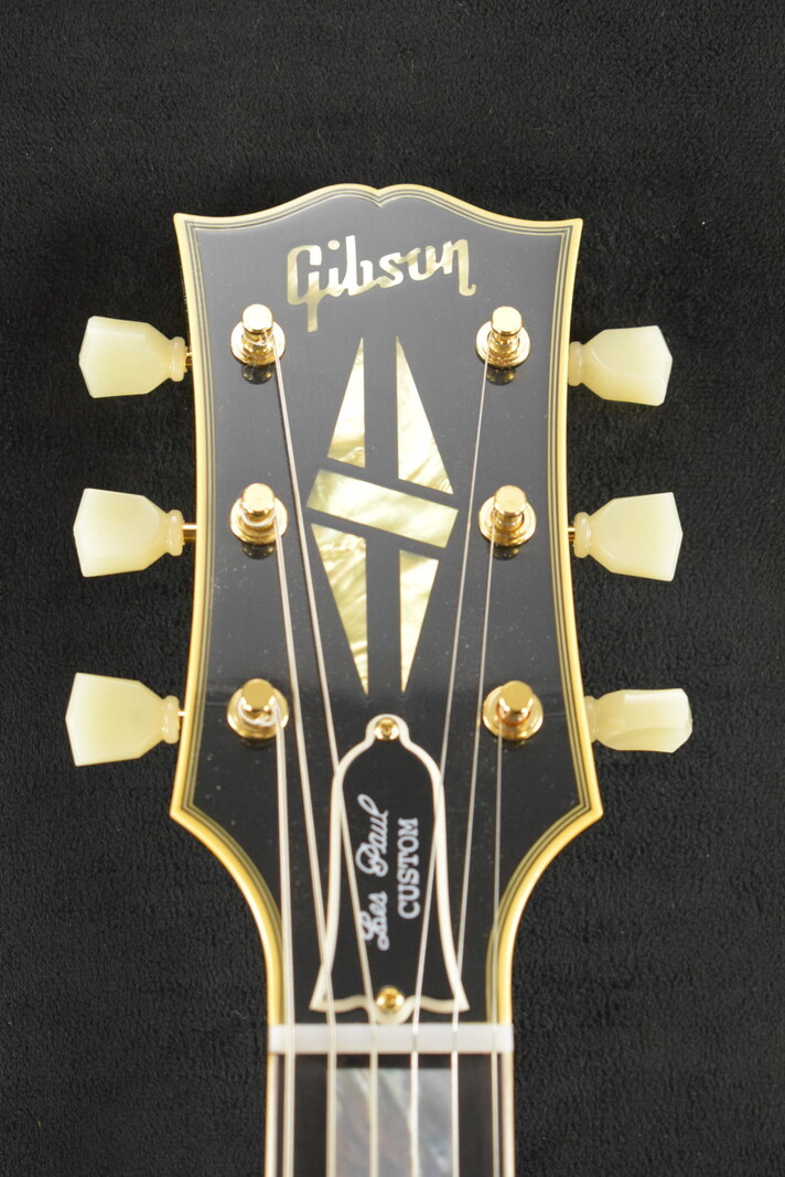 Gibson Gibson Custom Shop 1957 Les Paul Custom Reissue 3-Pickup Bigsby Vibrato VOS Black Beauty