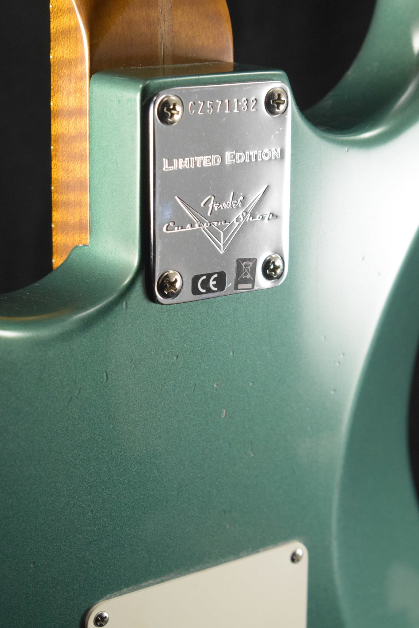 Fender Fender Custom Shop '58 Journeyman Relic Strat Aged Sherwood Green Metallic