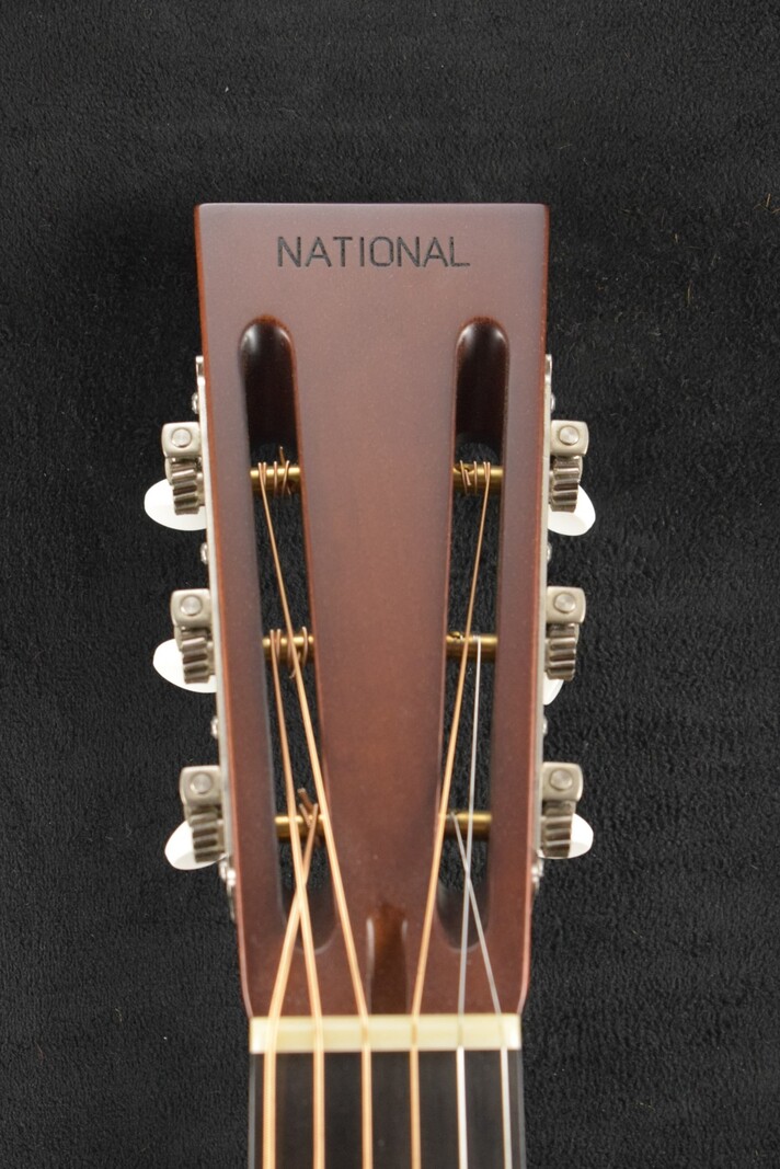 National National NRP 14-Fret Steel Body Round Neck Rustic Red