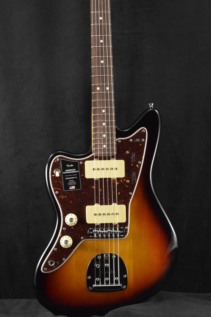 Fender Fender American Professional II Jazzmaster Left-Hand 3-Color  Sunburst Rosewood Fingerboard