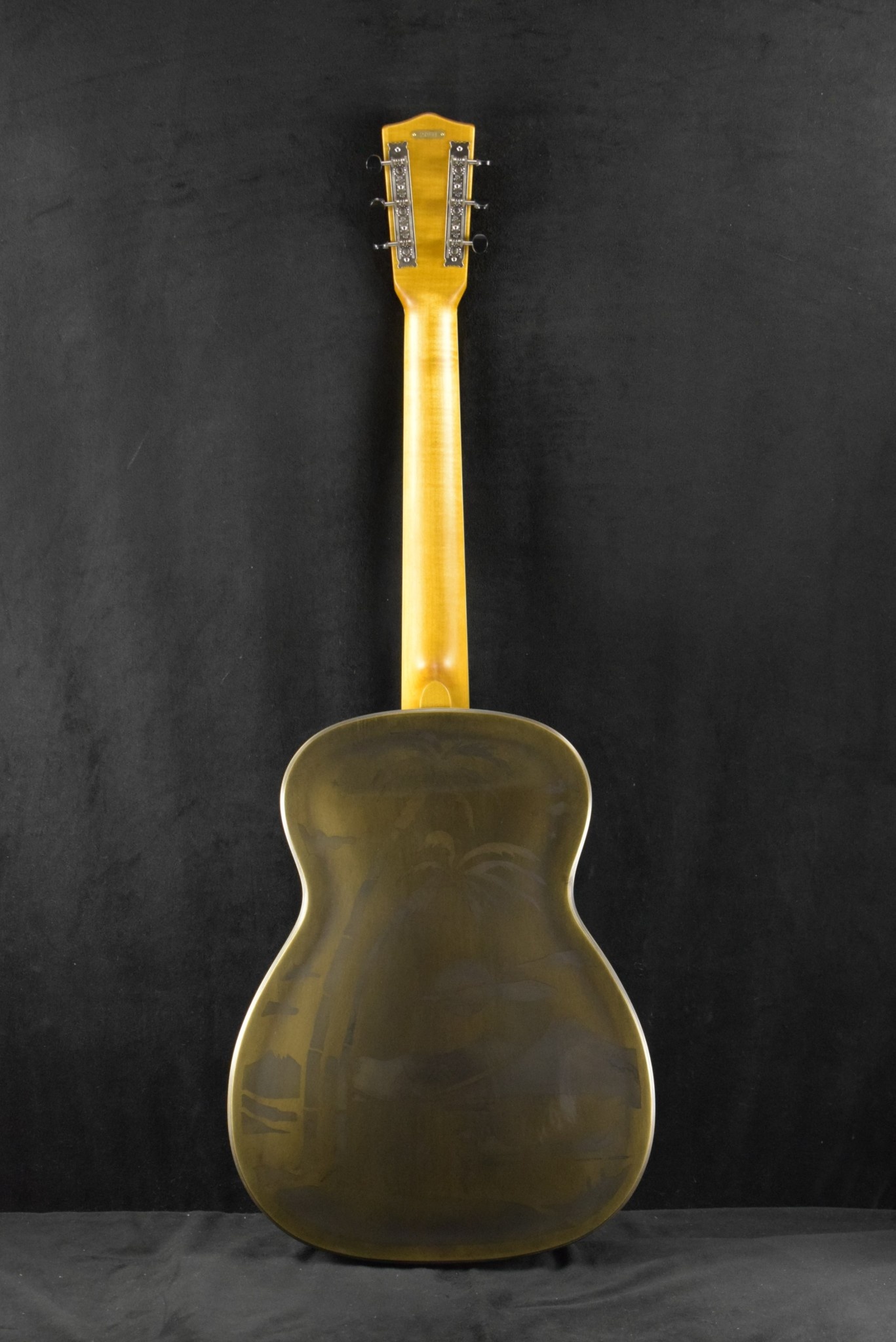 National National Style O 14-Fret Antique Brass Weathered Finish
