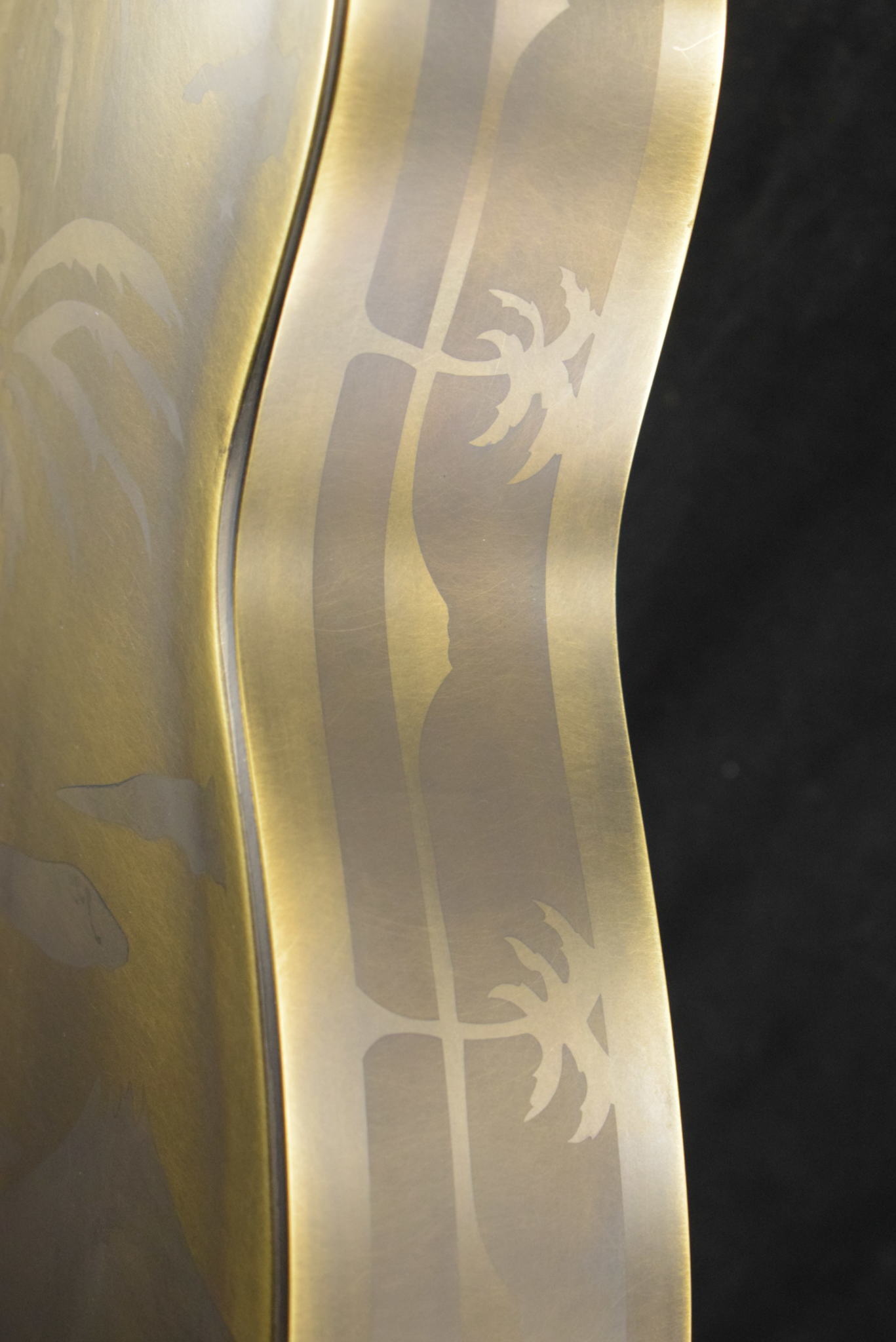 National National Style O 14-Fret Antique Brass Weathered Finish