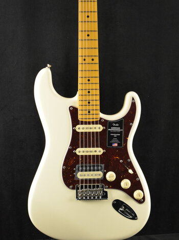 Fender Fender American Professional II Stratocaster HSS Olympic White Maple Fingerboard