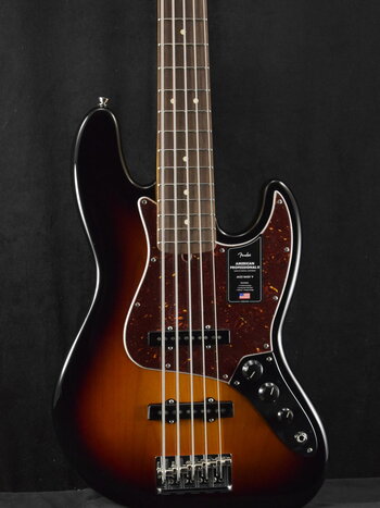 Fender Fender American Professional II Jazz Bass V 3-Color Sunburst Rosewood Fingerboard