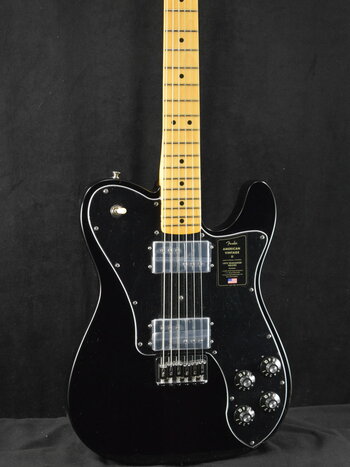 Fender Fender American Vintage II 1975 Telecaster Deluxe Maple Fingerboard Black