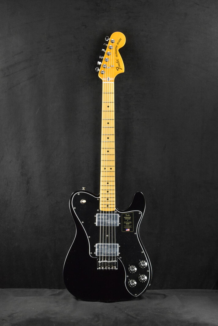 Fender Fender American Vintage II 1975 Telecaster Deluxe Maple Fingerboard Black