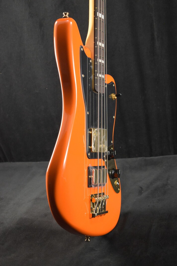 Fender Fender Limited Edition Mike Kerr Jaguar Bass Rosewood Fingerboard  Tiger's Blood Orange